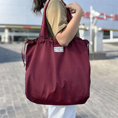 Large Capacity Shoulder Bag Reusable Lightweight Shopping Bag