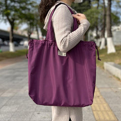 Large Capacity Shoulder Bag Reusable Lightweight Shopping Bag
