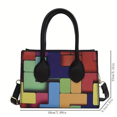 Stylish Mini Shoulder Bag PU Leather Zipper Crossbody Handbag