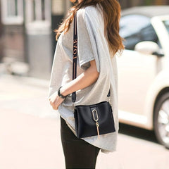 Small Crossbody Bag with Letters Strap and Tassel Decor