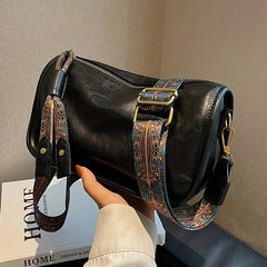 Stylish Crossbody Bag With Wide Strap