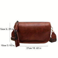 Stylish Crossbody Bag With Wide Strap