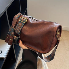 Stylish Crossbody Bag With Wide Strap