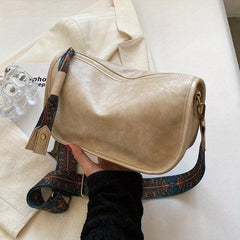 Stylish Crossbody Bag With Wide Strap
