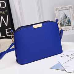 Metal Decor Bucket Bag Casual Zipper Shoulder Purse Crossbody Bag