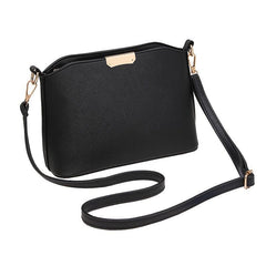 Metal Decor Bucket Bag Casual Zipper Shoulder Purse Crossbody Bag