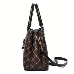 Geometric Pattern Handbag Large Capacity Shoulder Bag
