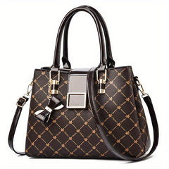 Geometric Pattern Handbag Large Capacity Shoulder Bag