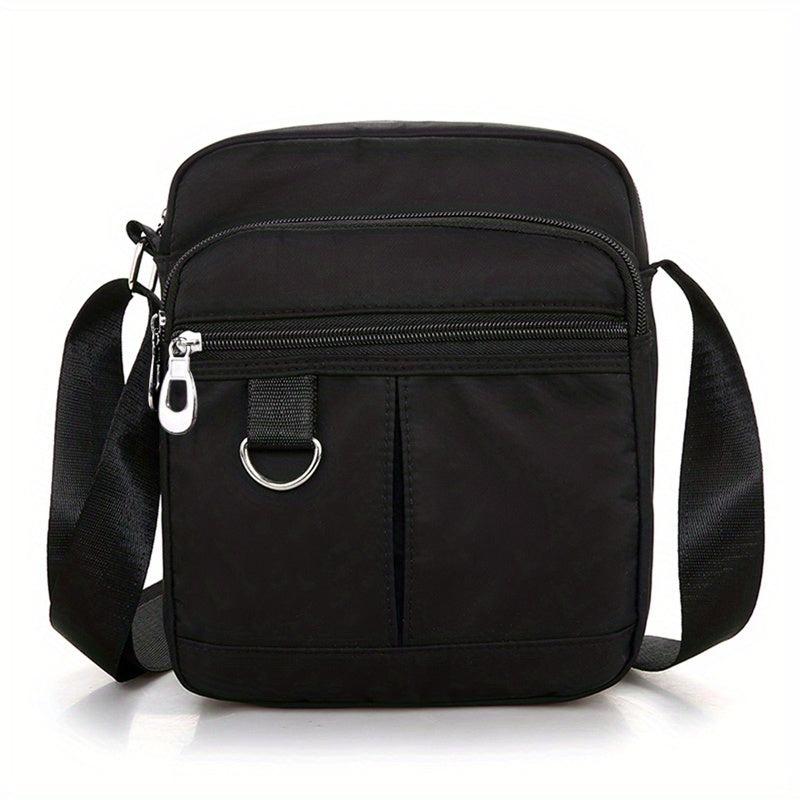 Zipper Square Crossbody Bag Lightweight Messenger Bag