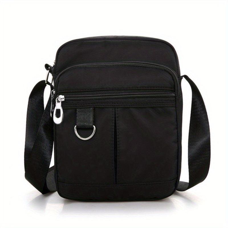 Zipper Square Crossbody Bag Lightweight Messenger Bag
