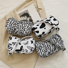 Animal Print PU Leather Shoulder Bag Women's Handbag & Purse