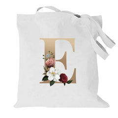 Printed Canvas Shopping Bag Lightweight Shoulder Tote Bag
