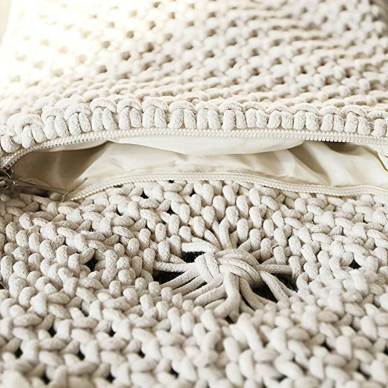 Women's Tassel Crochet Bag Fringed Bohemian Crossbody Bag