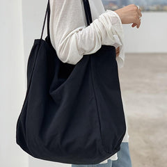 Large Capacity Canvas Shoulder Bag for Students