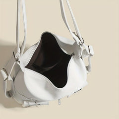 Casual Hobo Shoulder Bag with Front Pockets