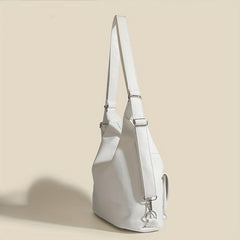 Casual Hobo Shoulder Bag with Front Pockets