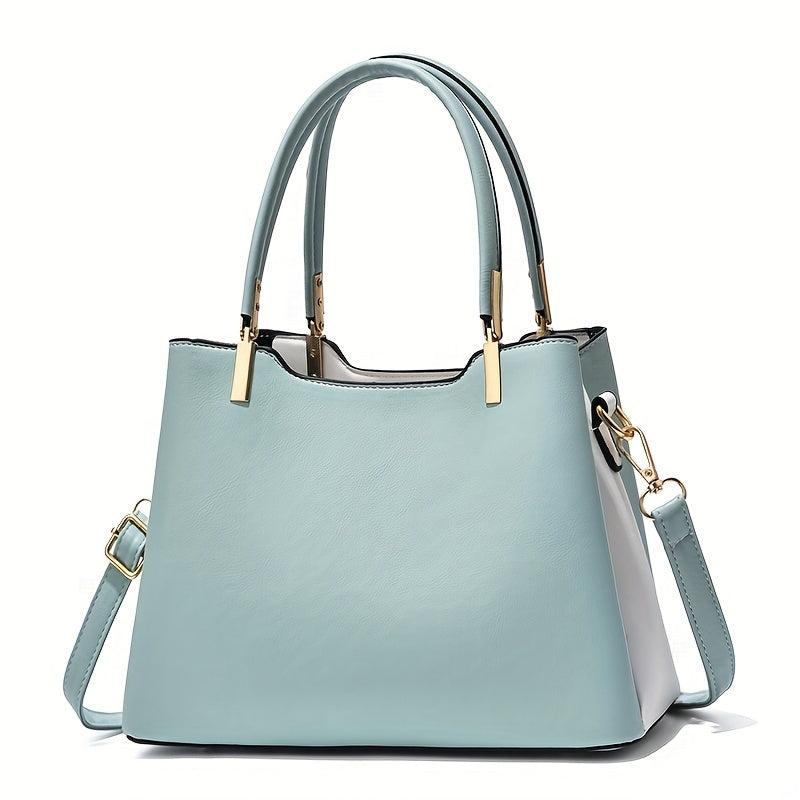 Floral Embroidered Shoulder Bag Top Handle Satchel Purse Classic Handbag