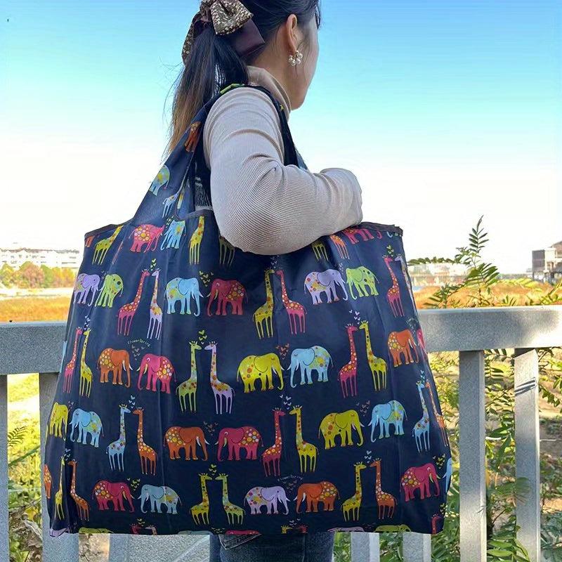 Large Capacity Foldable Reusable Grocery Bag