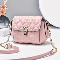 Quilted Crossbody Bag Flap Shoulder Handbag & Purse