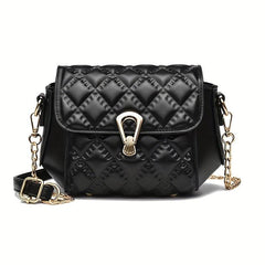 Quilted Crossbody Bag Flap Shoulder Handbag & Purse