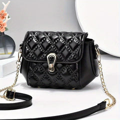 Quilted Crossbody Bag Flap Shoulder Handbag & Purse
