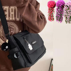 Large Capacity Nylon Messenger Bag for Travel