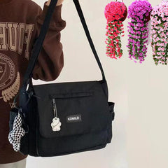 Large Capacity Nylon Messenger Bag for Travel