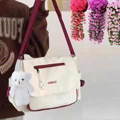Large Capacity Nylon Messenger Bag for Travel