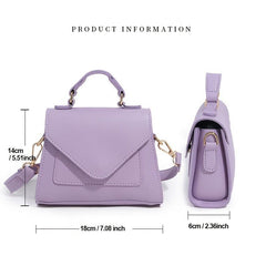 Minimalist Snakeskin Embossed Flap Satchel Bag for Women