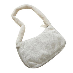 Fluffy Underarm Bag Minimalist Style