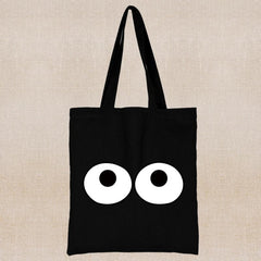 Flower Letter Print Tote Bag Travel Shoulder Bag
