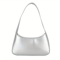 Minimalist Baguette Bag For Women Solid Underarm Bag Shoulder Purse Handbag