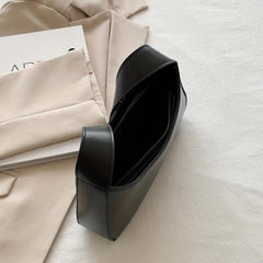 Minimalist Baguette Bag For Women Solid Underarm Bag Shoulder Purse Handbag