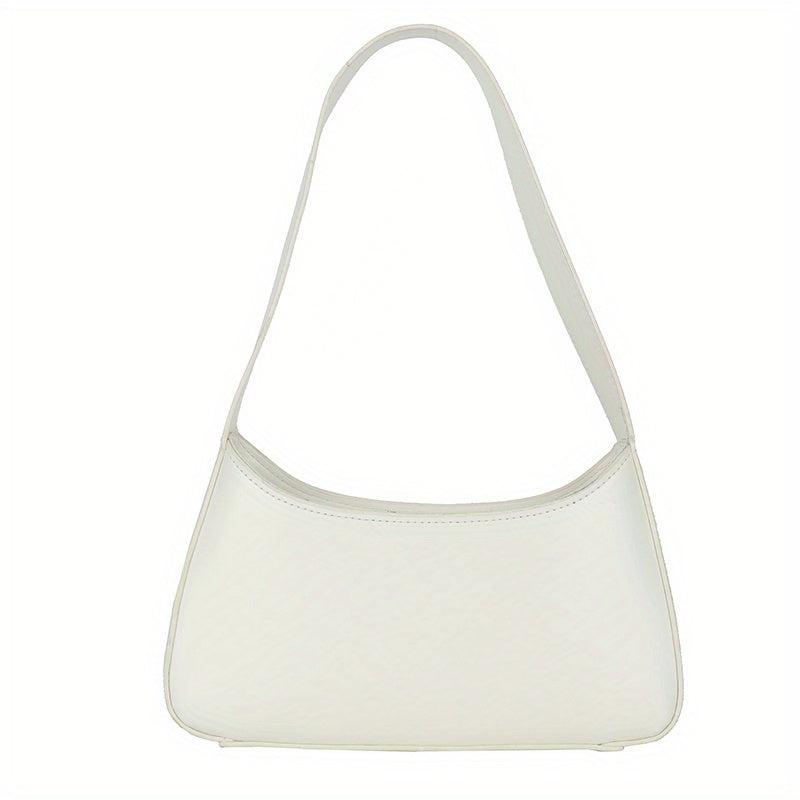 Minimalist Baguette Bag For Women Solid Underarm Bag Shoulder Purse Handbag
