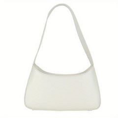Minimalist Baguette Bag For Women Solid Underarm Bag Shoulder Purse Handbag