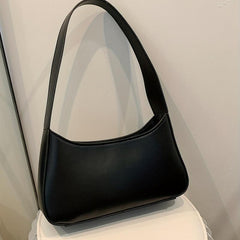 Minimalist Baguette Bag For Women Solid Underarm Bag Shoulder Purse Handbag