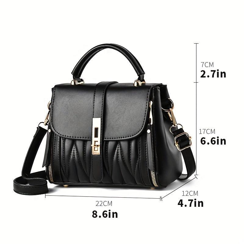 Stitch Detail Crossbody Bag with Removable Strap