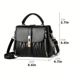 Stitch Detail Crossbody Bag with Removable Strap