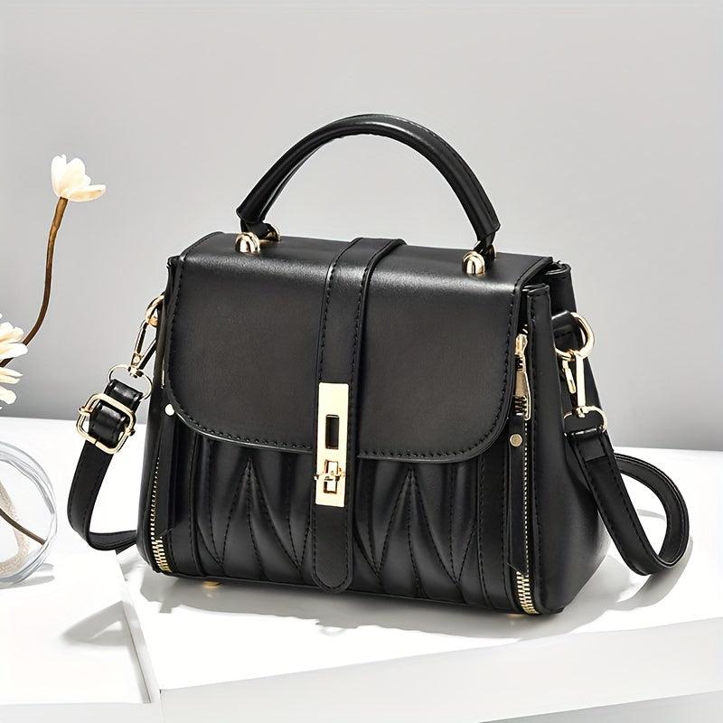 Stitch Detail Crossbody Bag with Removable Strap
