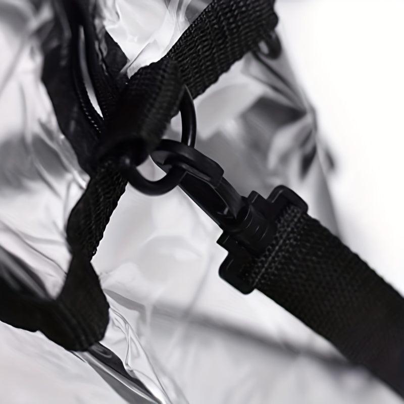 Clear PVC Shoulder Bag Zipper Crossbody Jelly Bag