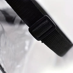 Clear PVC Shoulder Bag Zipper Crossbody Jelly Bag