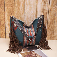 Indian Style Tassel Shoulder Bag Large Capacity Women's Shoulder Bag