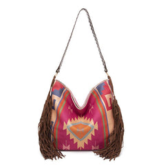 Indian Style Tassel Shoulder Bag Large Capacity Women's Shoulder Bag