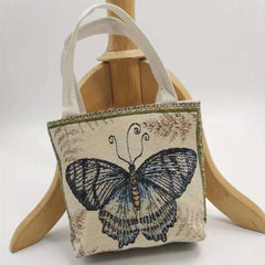 Vintage Butterfly Shoulder Bag Ethnic Handbag