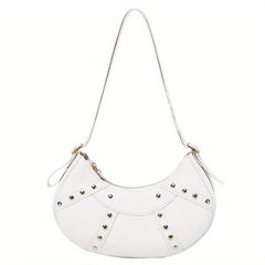 Versatile Half Moon Bag Women's Casual Shoulder Bag & Purse