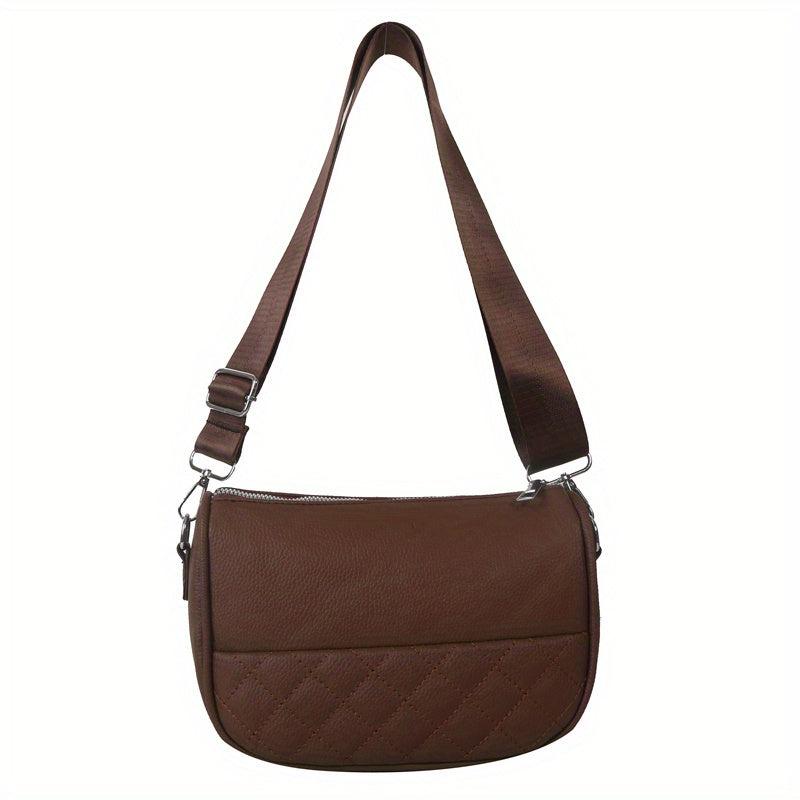 Quilted Crossbody Bag Argyle Shoulder Purse for Women