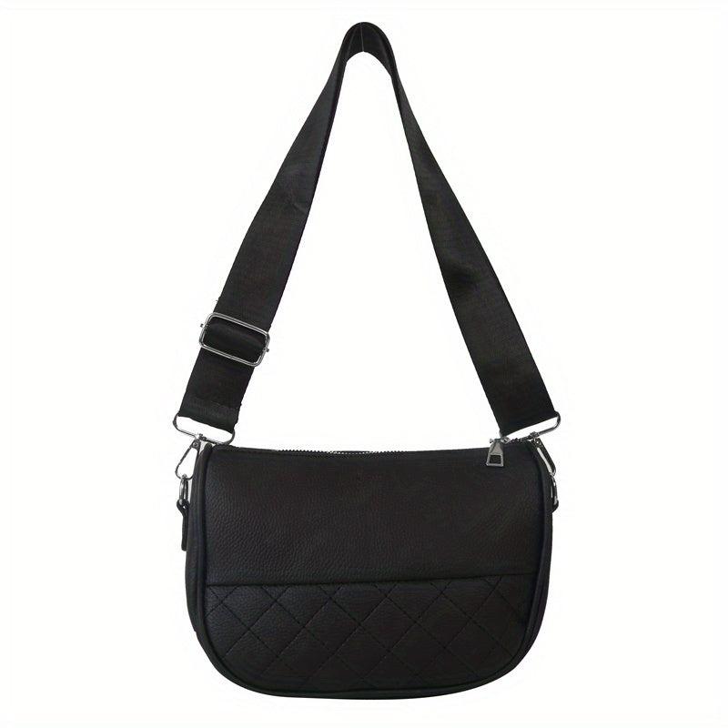 Quilted Crossbody Bag Argyle Shoulder Purse for Women