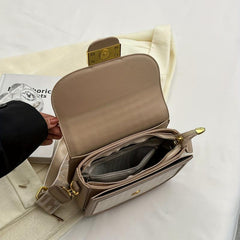 Vintage Crossbody Saddle Bag Retro Flap Shoulder Phone Bag