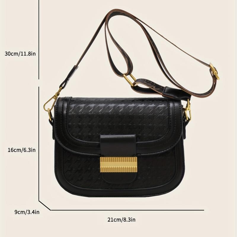 Vintage Crossbody Saddle Bag Retro Flap Shoulder Phone Bag
