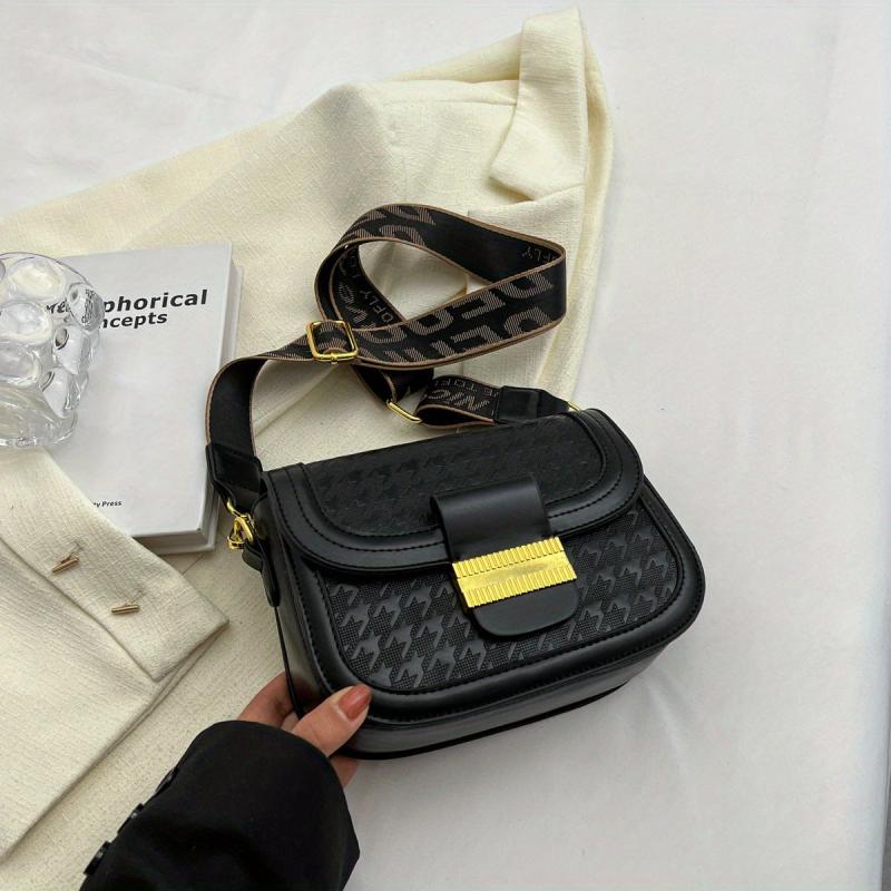 Vintage Crossbody Saddle Bag Retro Flap Shoulder Phone Bag